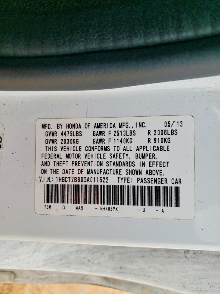 2013 HONDA ACCORD EXL photo 34