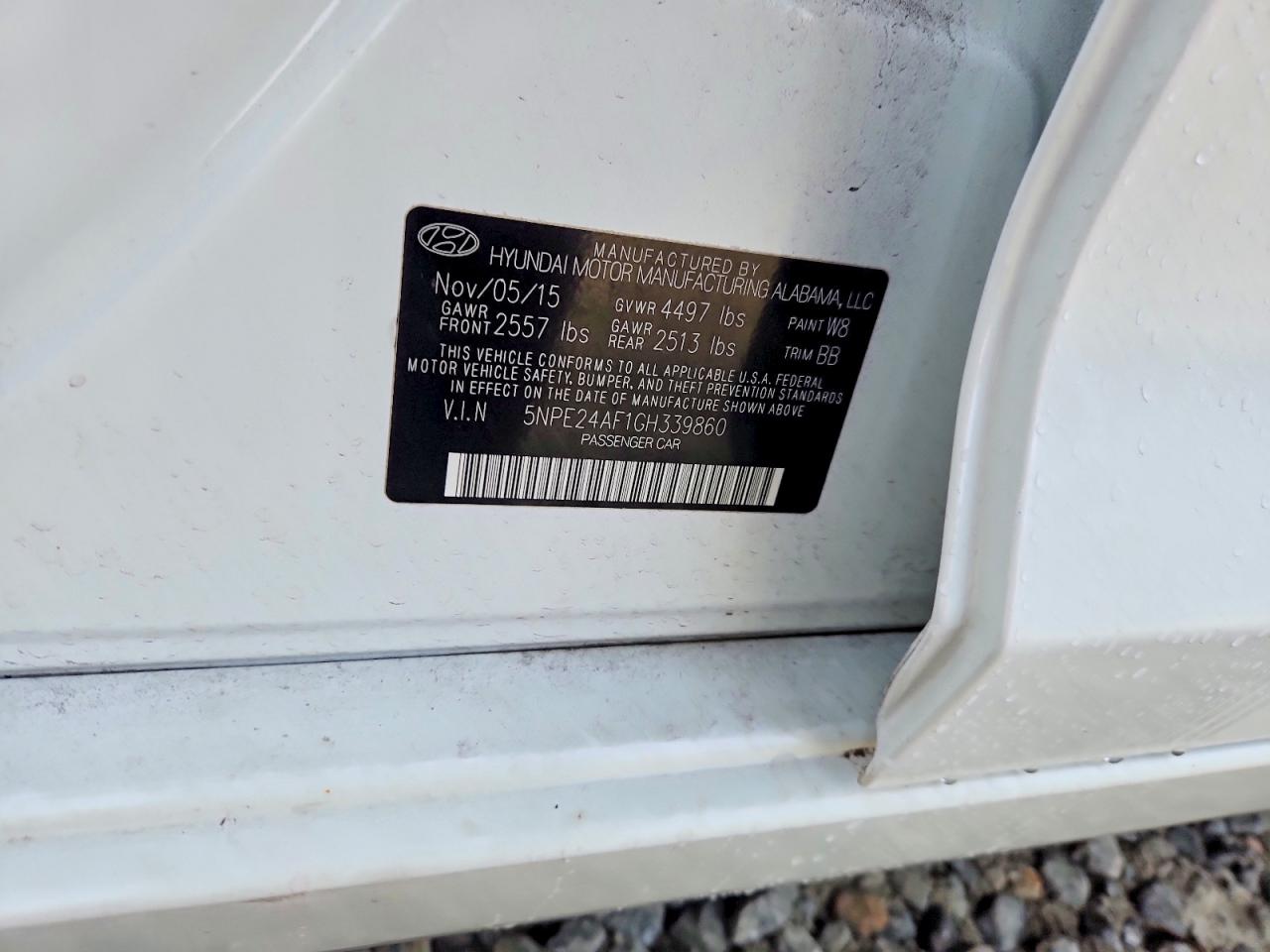 2016 HYUNDAI SONATA SE photo 34