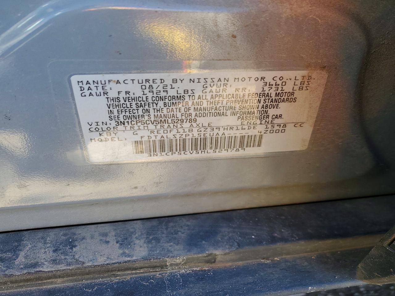 2021 NISSAN KICKS SV photo 25