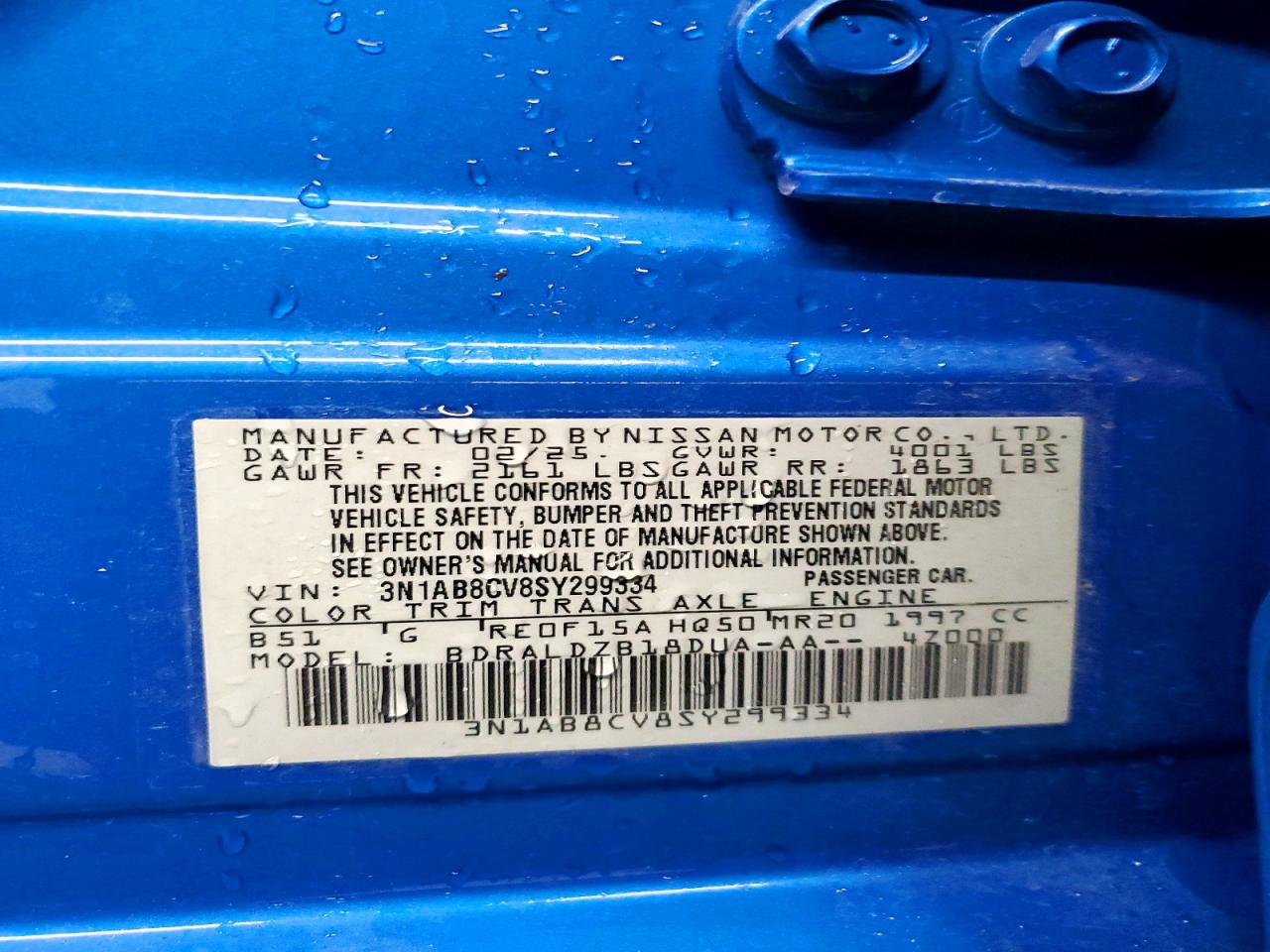 2025 NISSAN SENTRA SV photo 12
