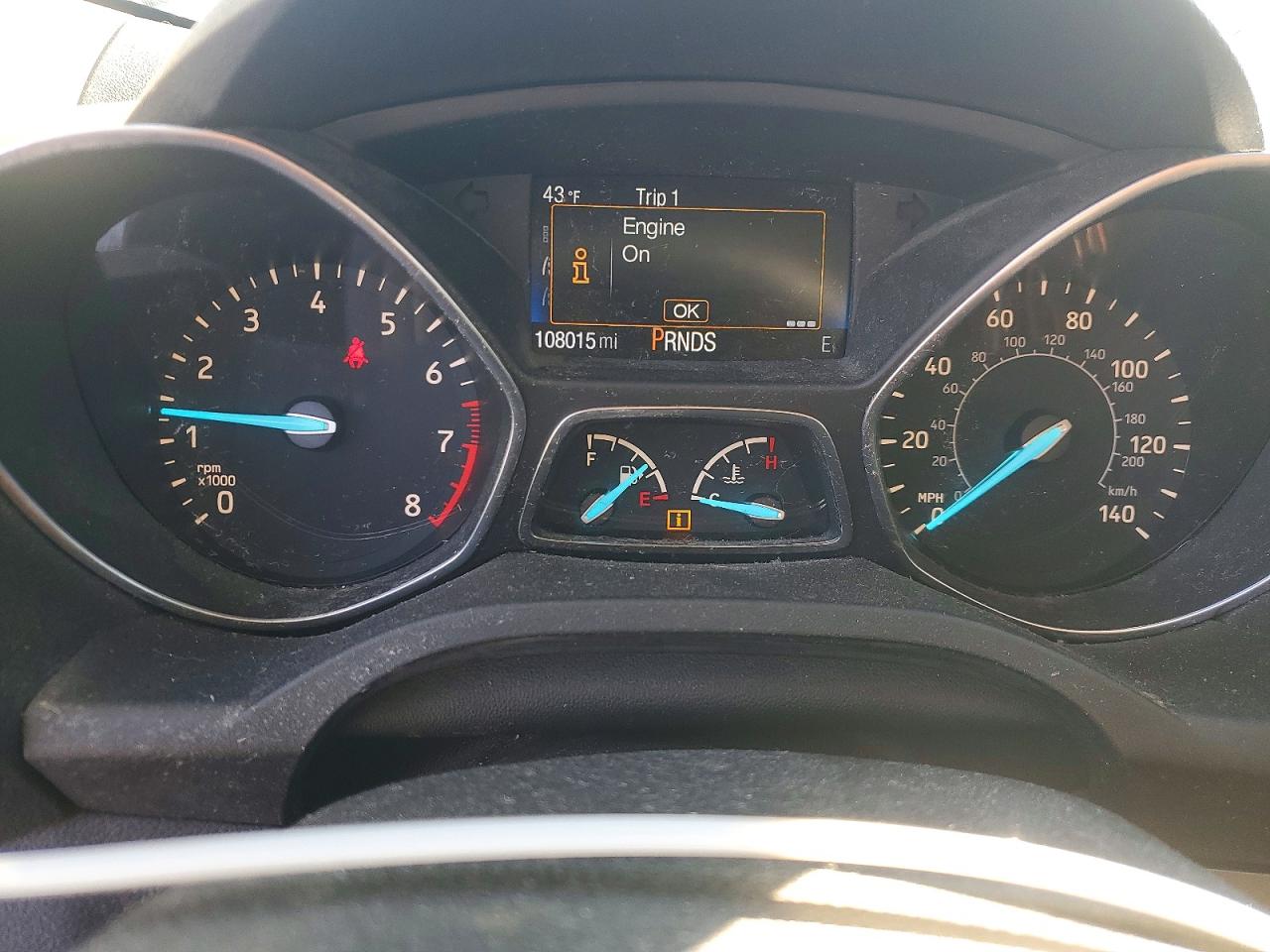 2017 FORD ESCAPE S photo 9