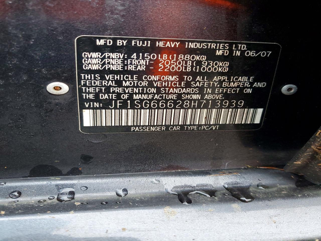 2008 SUBARU FORESTER SPORTS 2.5X photo 14