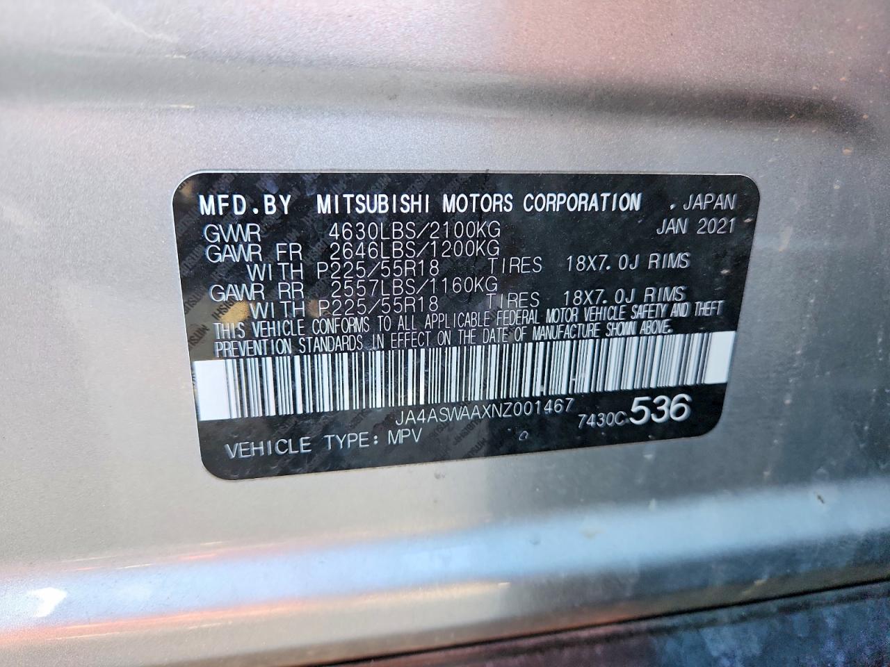 2022 MITSUBISHI ECLIPSE CROSS SE photo 13