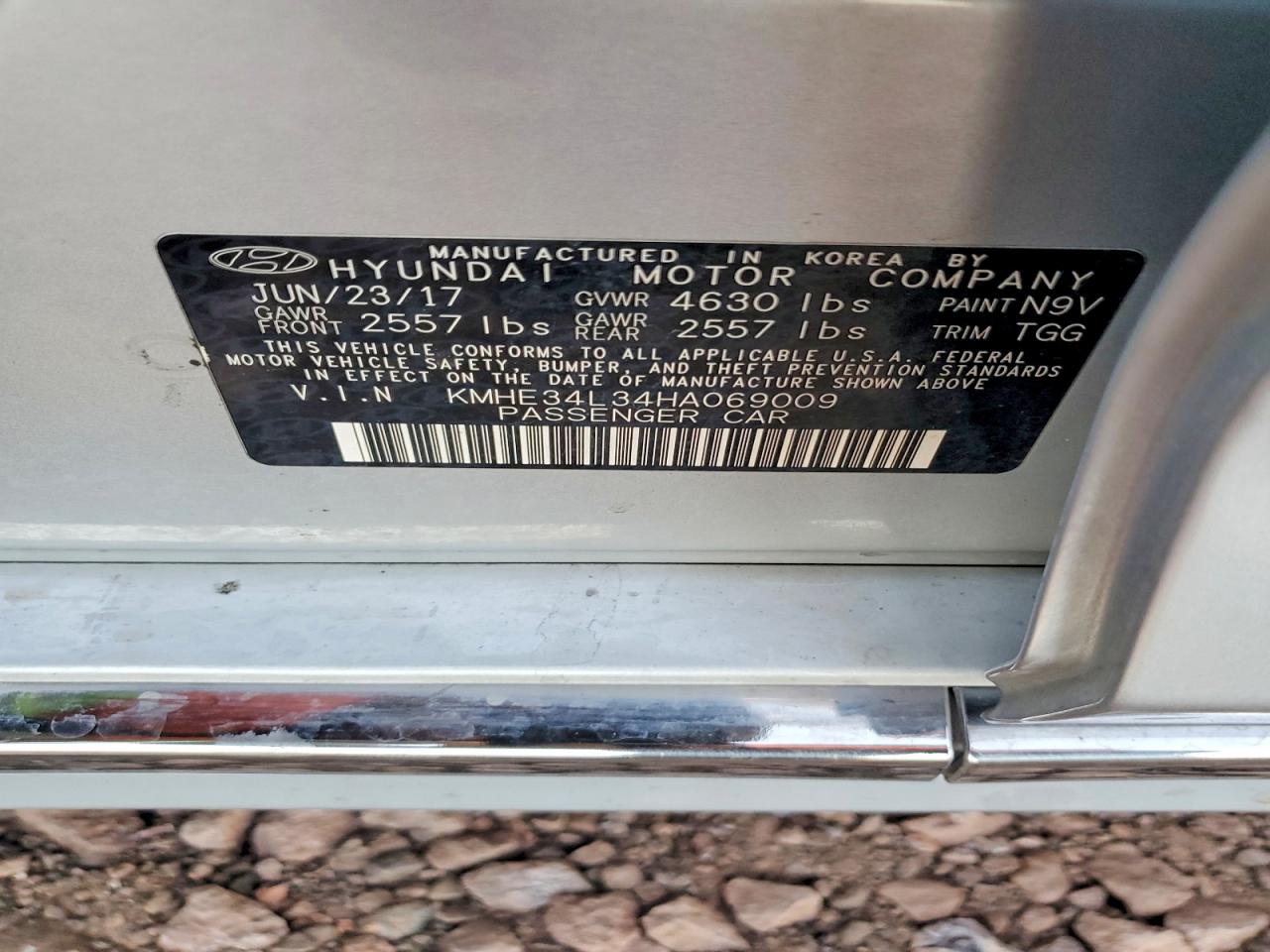 2017 HYUNDAI SONATA HYBRID photo 12