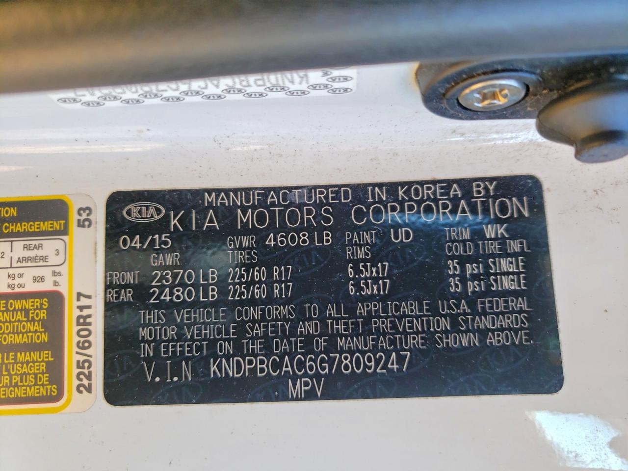 2016 KIA SPORTAGE LX photo 13