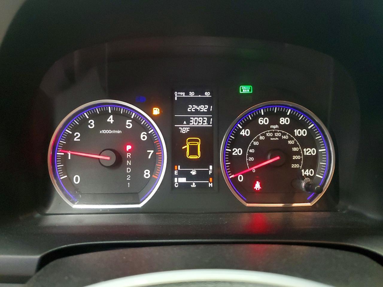 2009 HONDA CR-V EXL photo 9