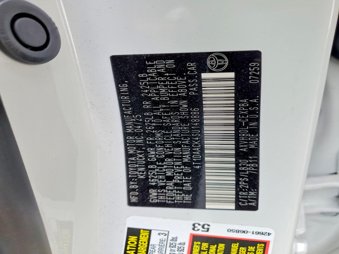 2025 TOYOTA CAMRY XSE photo 12