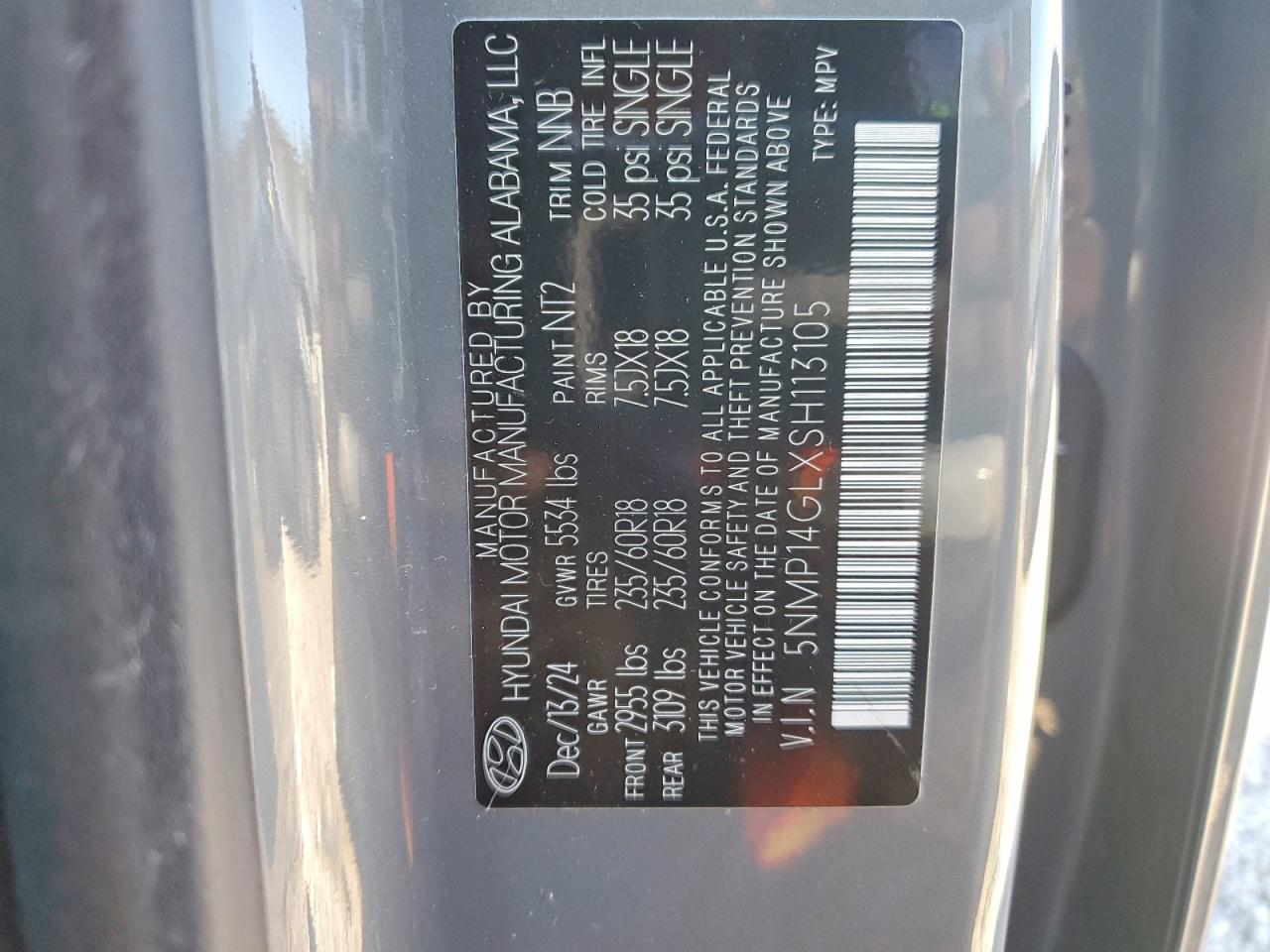 2025 HYUNDAI SANTA FE SE photo 23