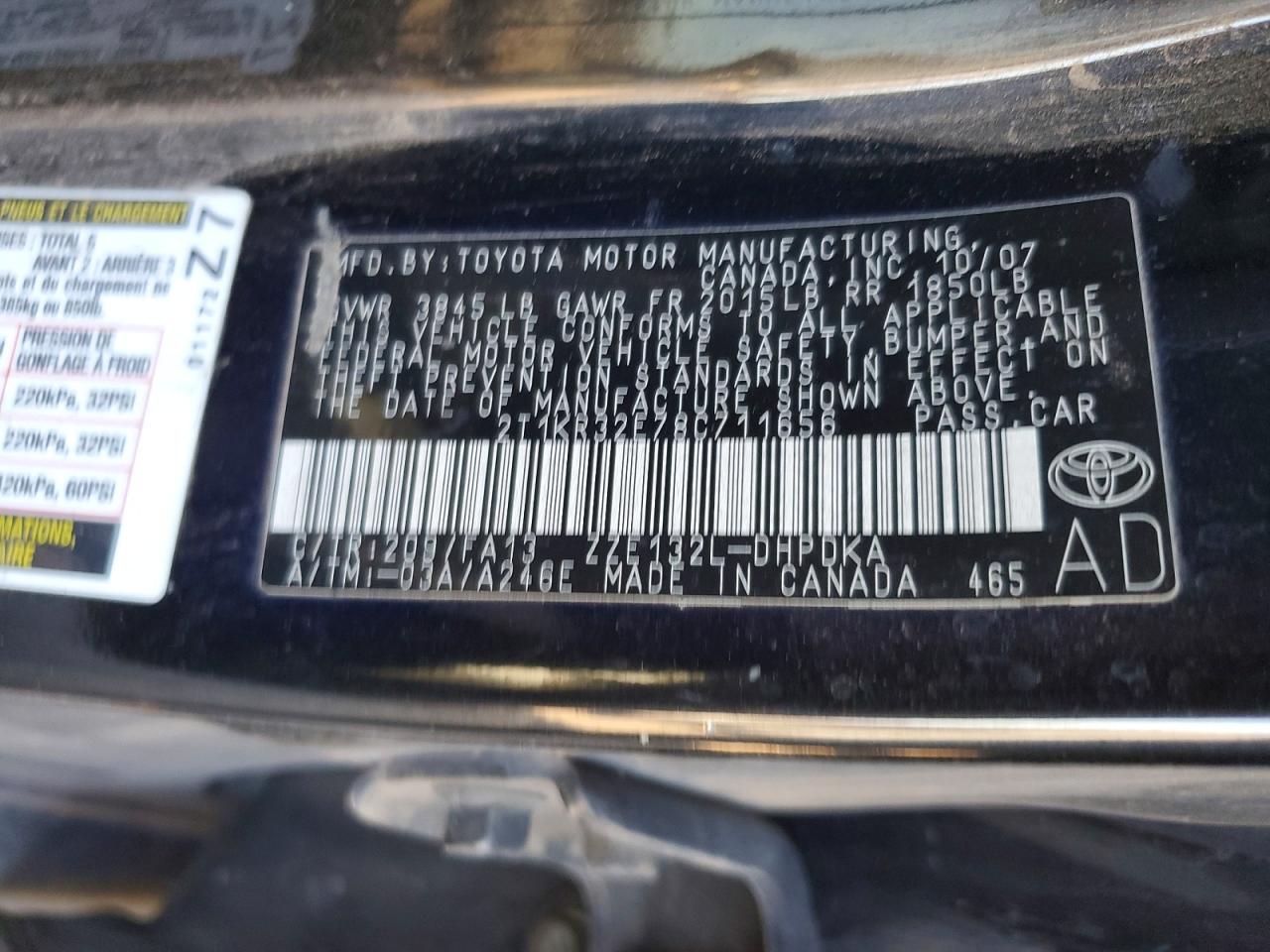 2008 TOYOTA COROLLA MATRIX XR photo 34