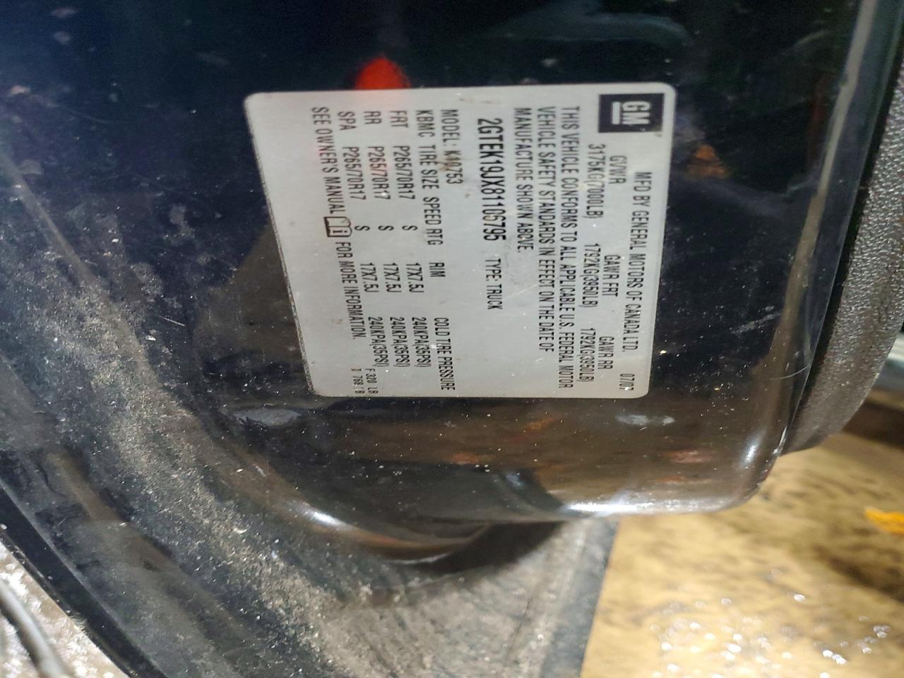 2008 GMC SIERRA K1500 photo 23