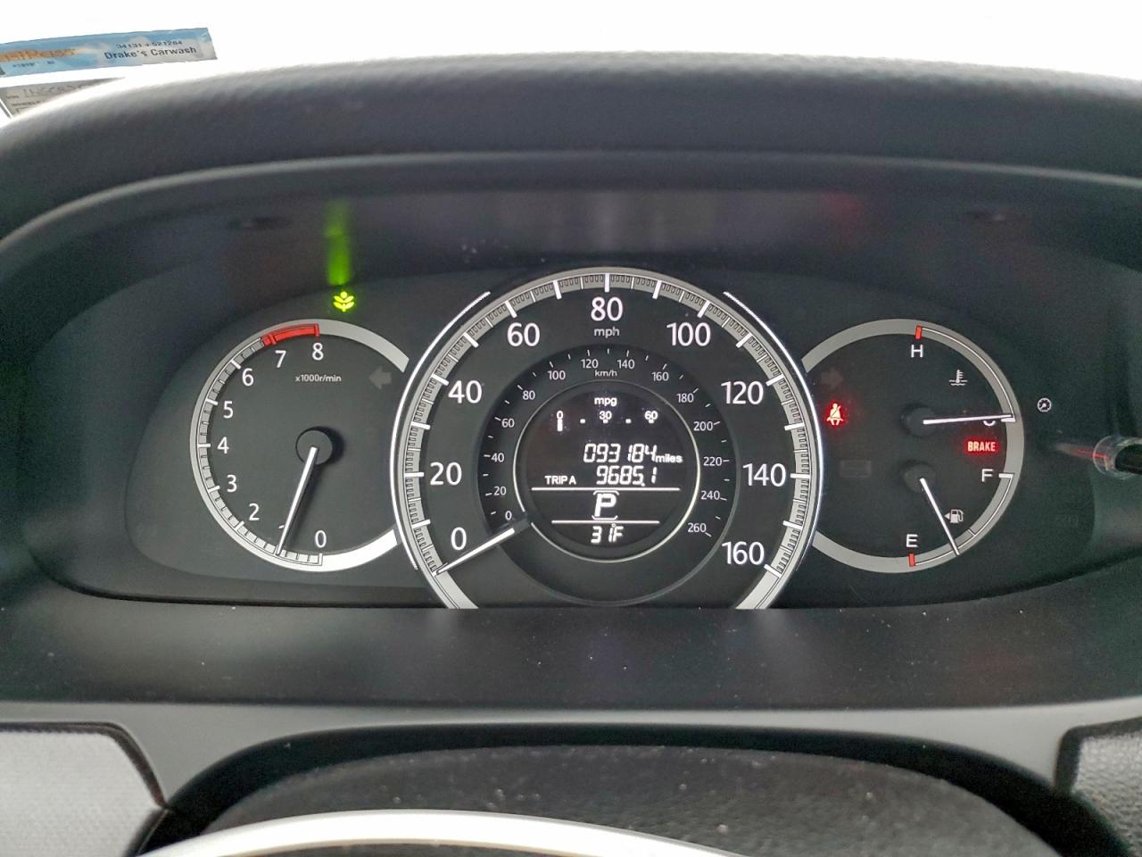2015 HONDA ACCORD LX photo 9