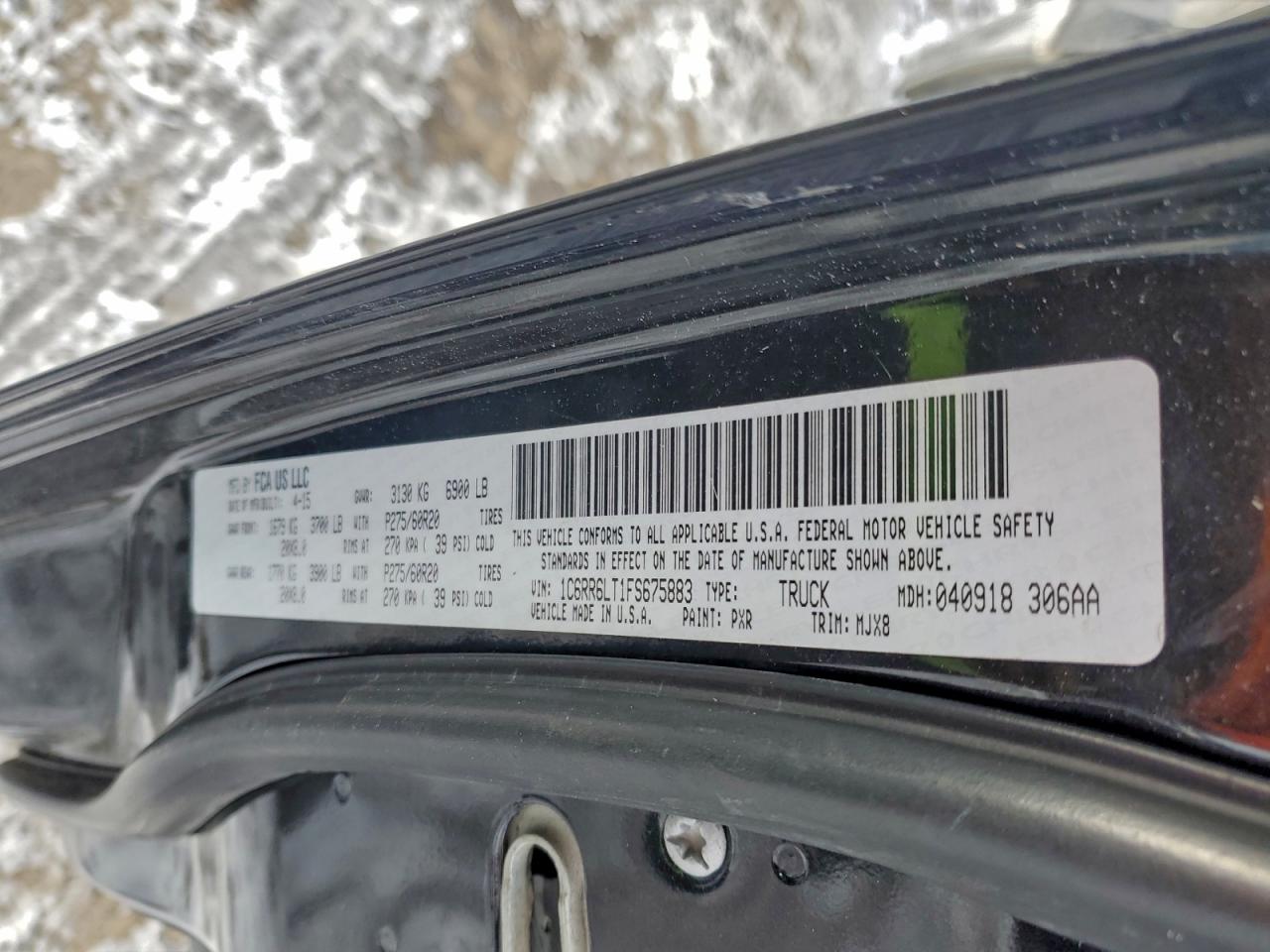 2015 RAM 1500 SLT photo 12