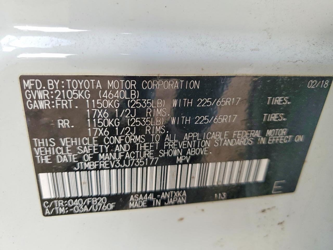 2018 TOYOTA RAV4 photo 37
