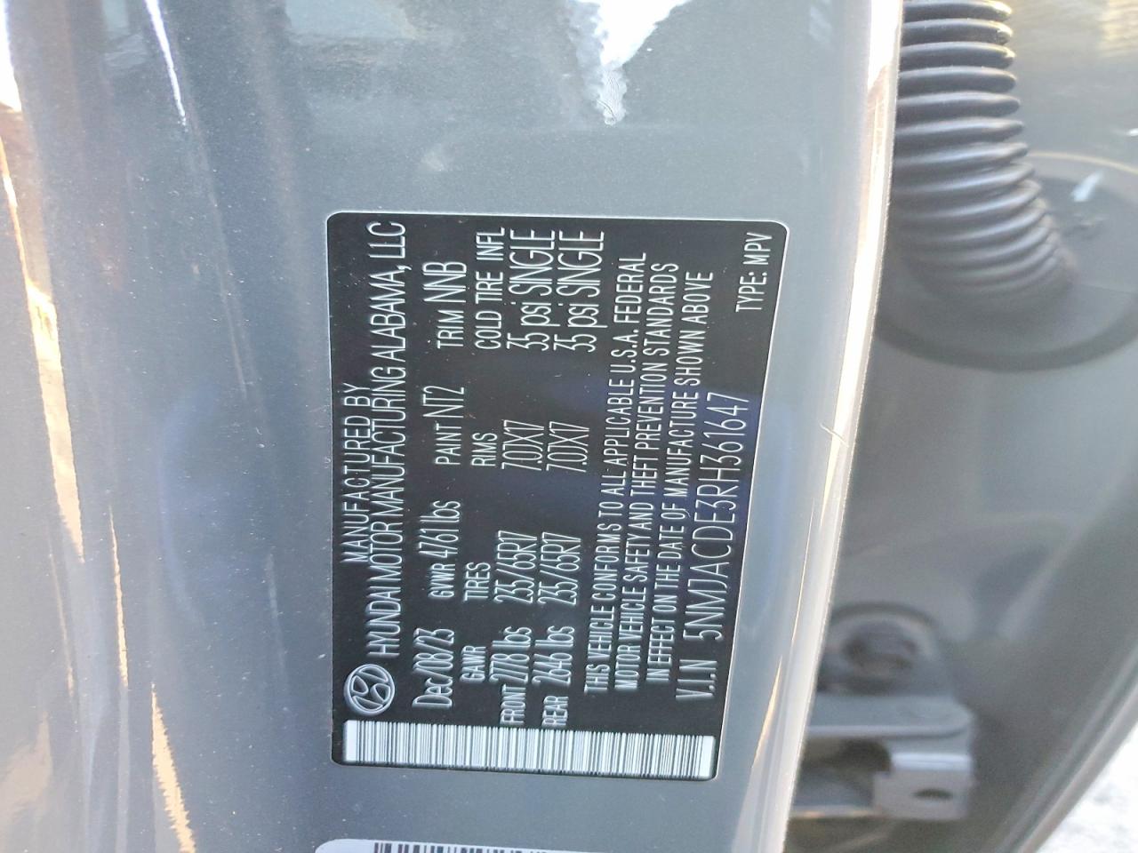 2024 HYUNDAI TUCSON SE photo 12