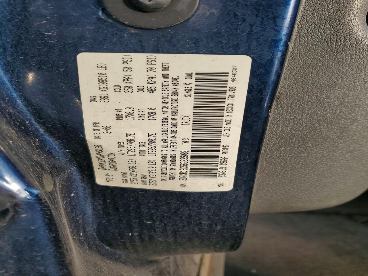 2006 DODGE RAM 1500 photo 12