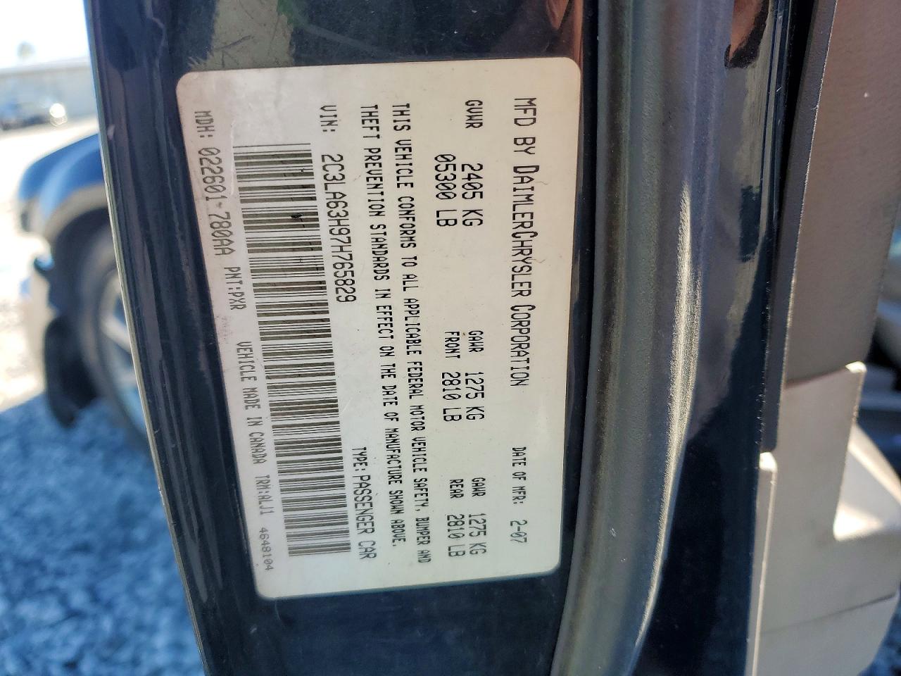 2007 CHRYSLER 300C photo 12