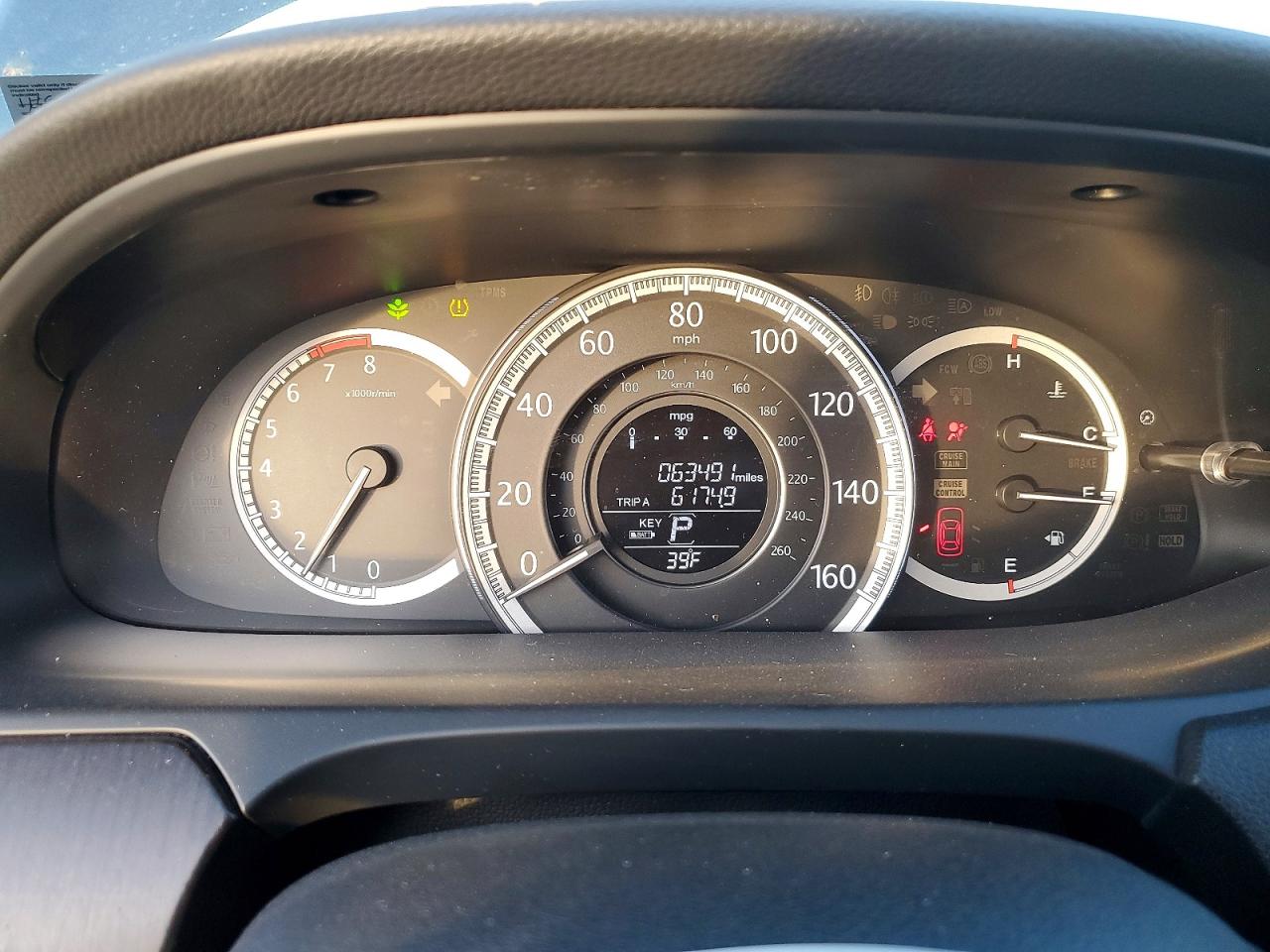 2015 HONDA ACCORD EXL photo 9