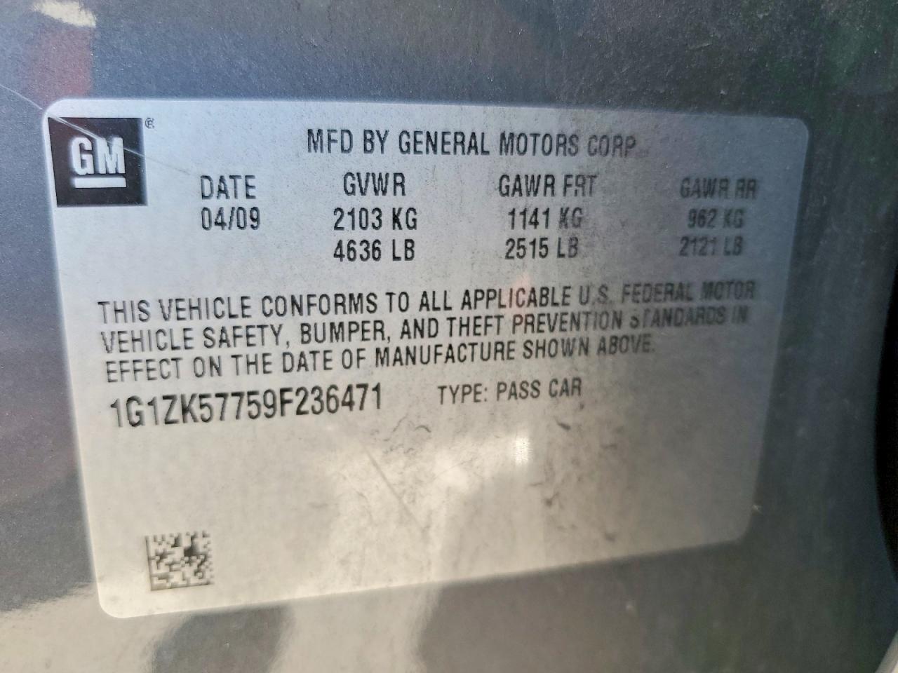 2009 CHEVROLET MALIBU LTZ photo 25