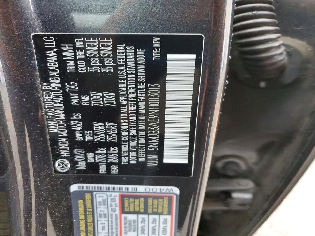 2022 HYUNDAI TUCSON SEL photo 14