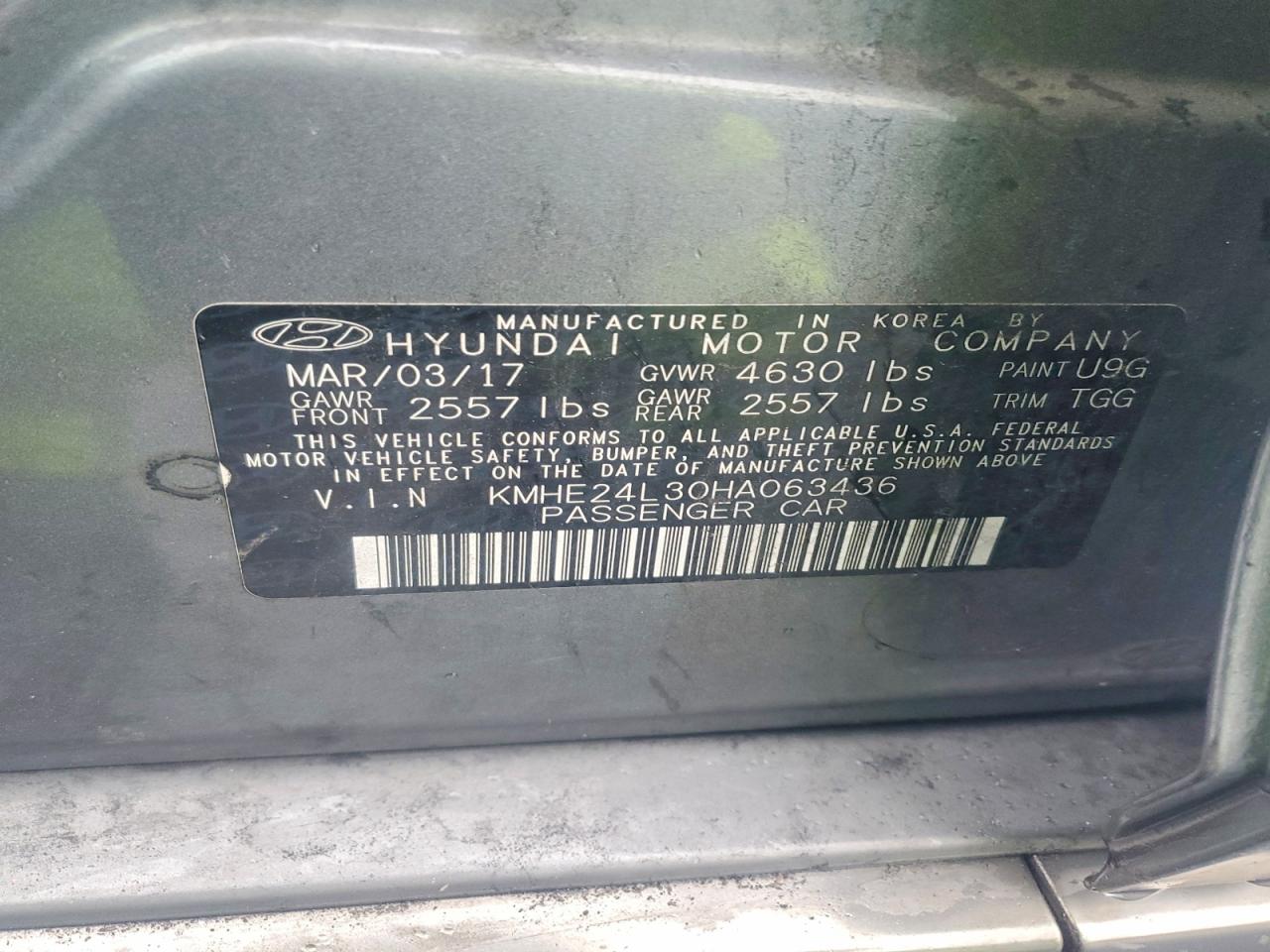 2017 HYUNDAI SONATA HYBRID photo 23