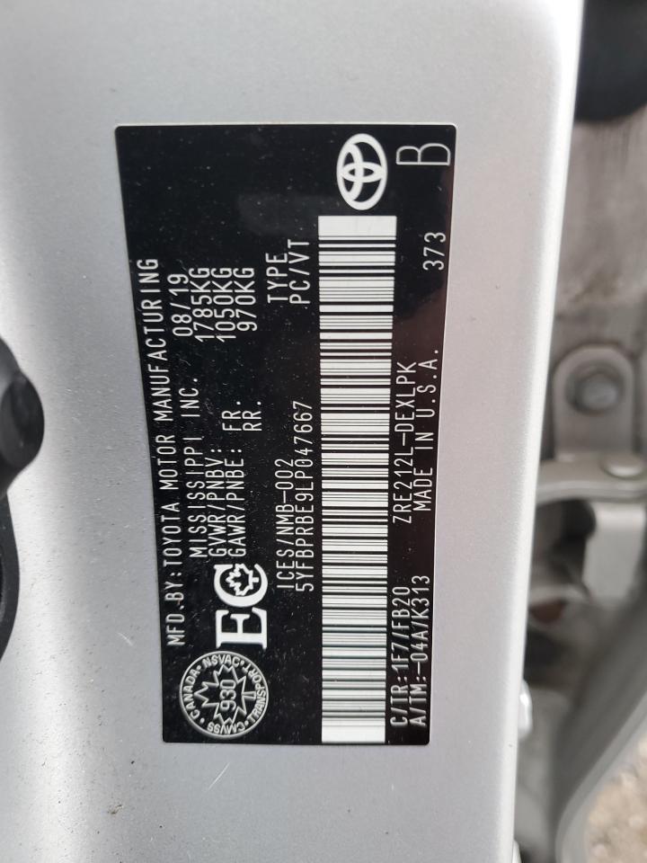 2020 TOYOTA COROLLA LE photo 25