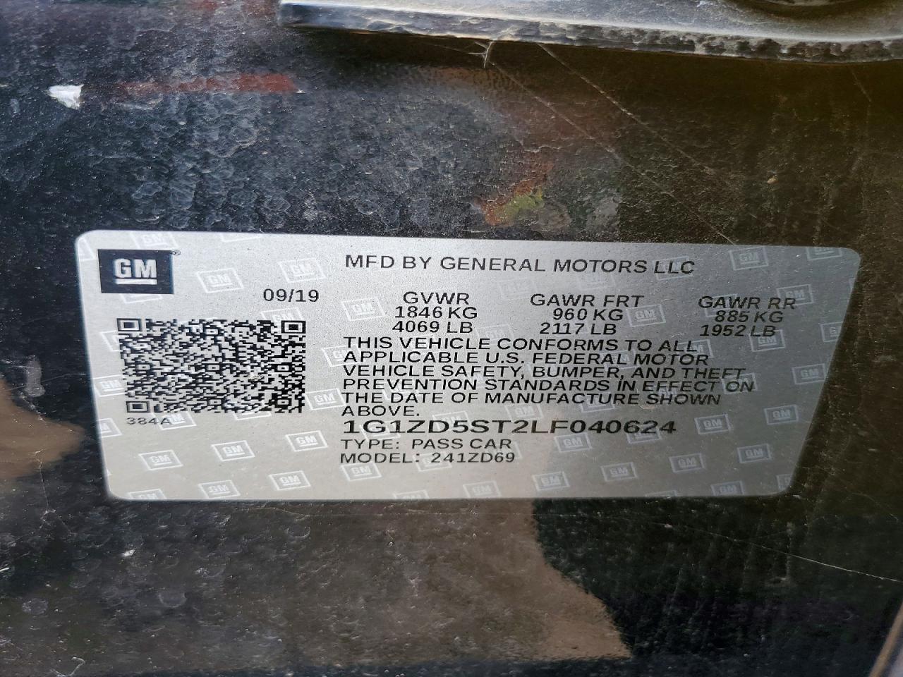 2020 CHEVROLET MALIBU LT photo 12