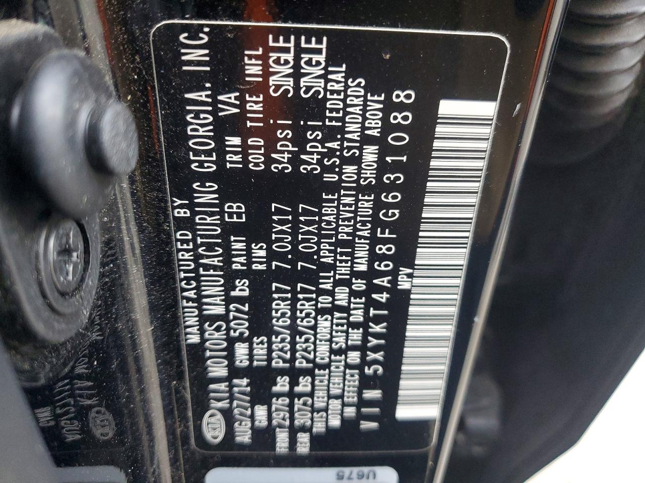 2015 KIA SORENTO LX photo 37