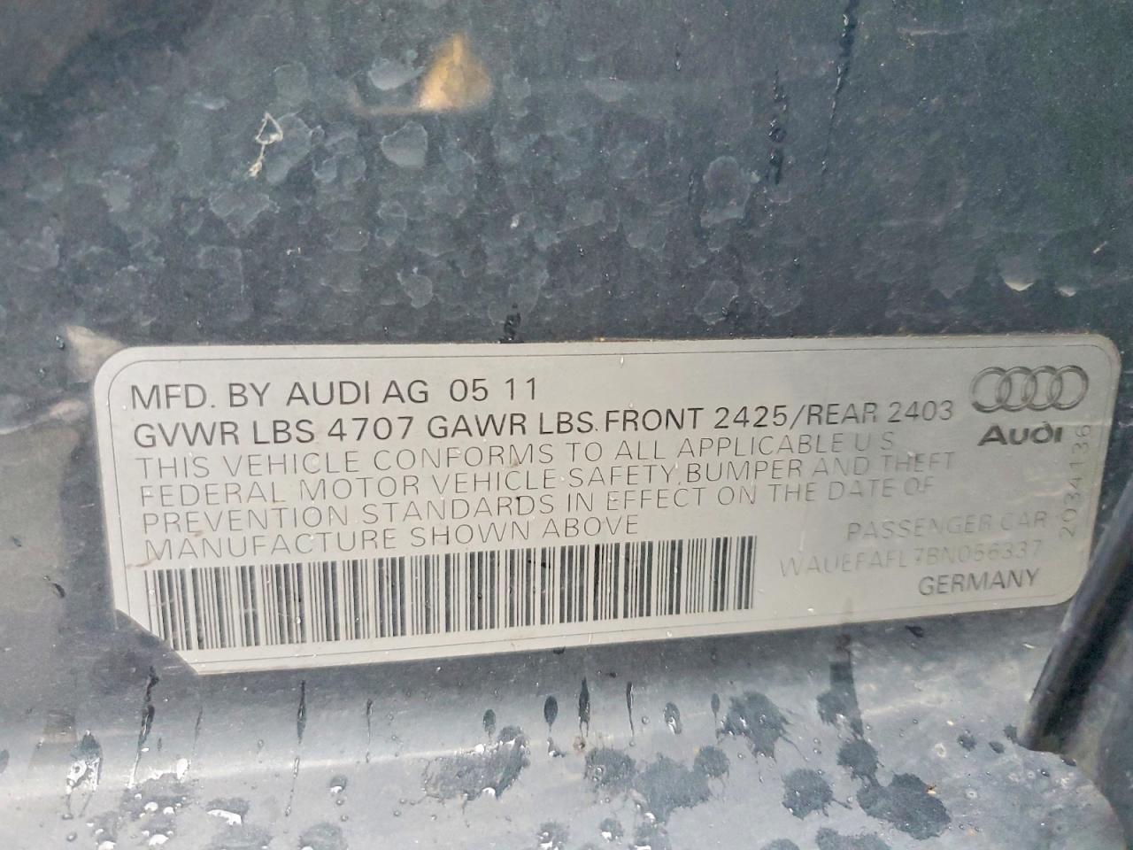 2011 AUDI A4 PREMIUM PLUS photo 12