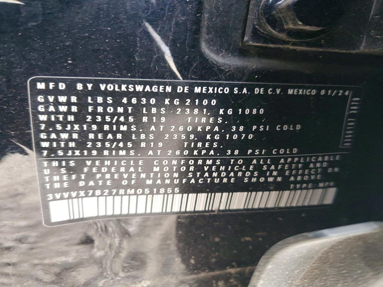 2024 VOLKSWAGEN TAOS SE photo 13