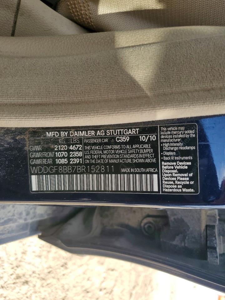 2011 MERCEDES-BENZ C 300 4MATIC photo 12