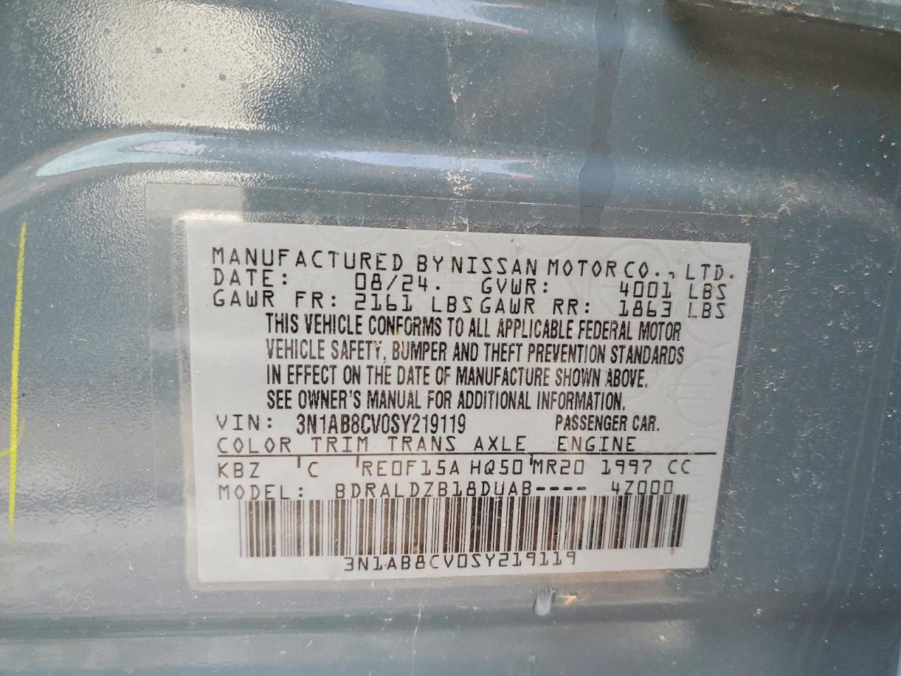 2025 NISSAN SENTRA SV photo 13