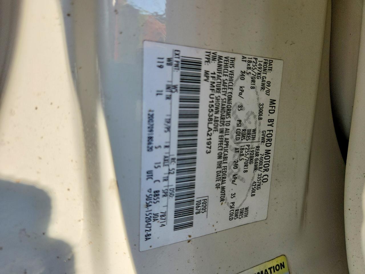 2008 FORD EXPEDITION XLT photo 13