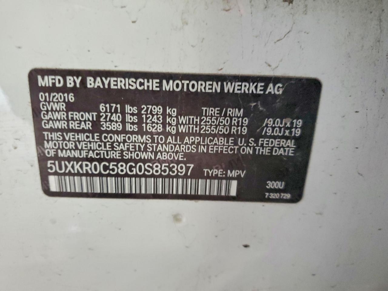 2016 BMW X5 XDRIVE35I photo 25