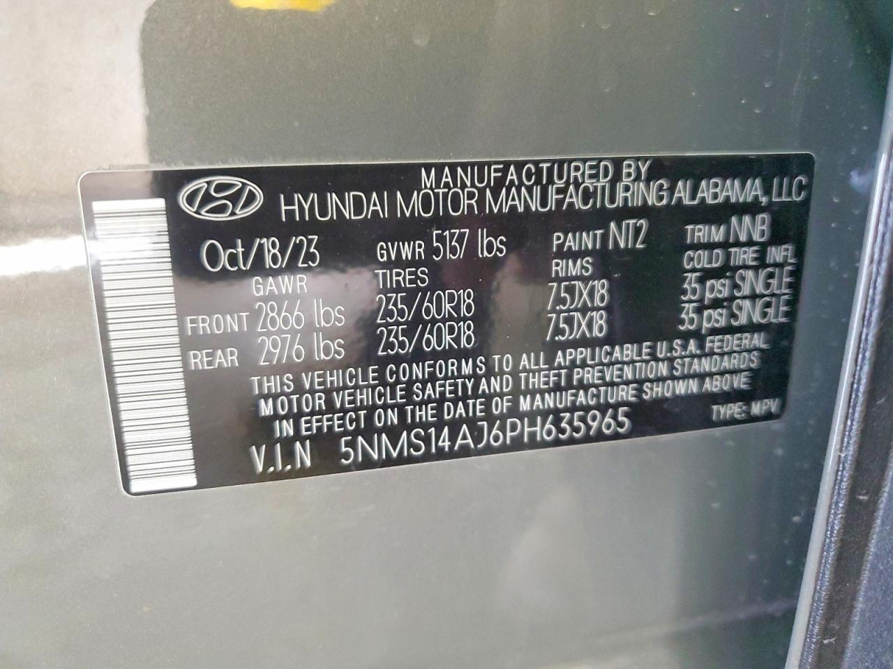 2023 HYUNDAI SANTA FE SE photo 27