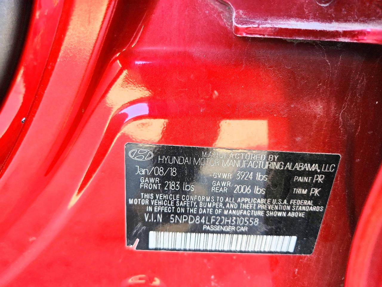 2018 HYUNDAI ELANTRA SEL photo 12
