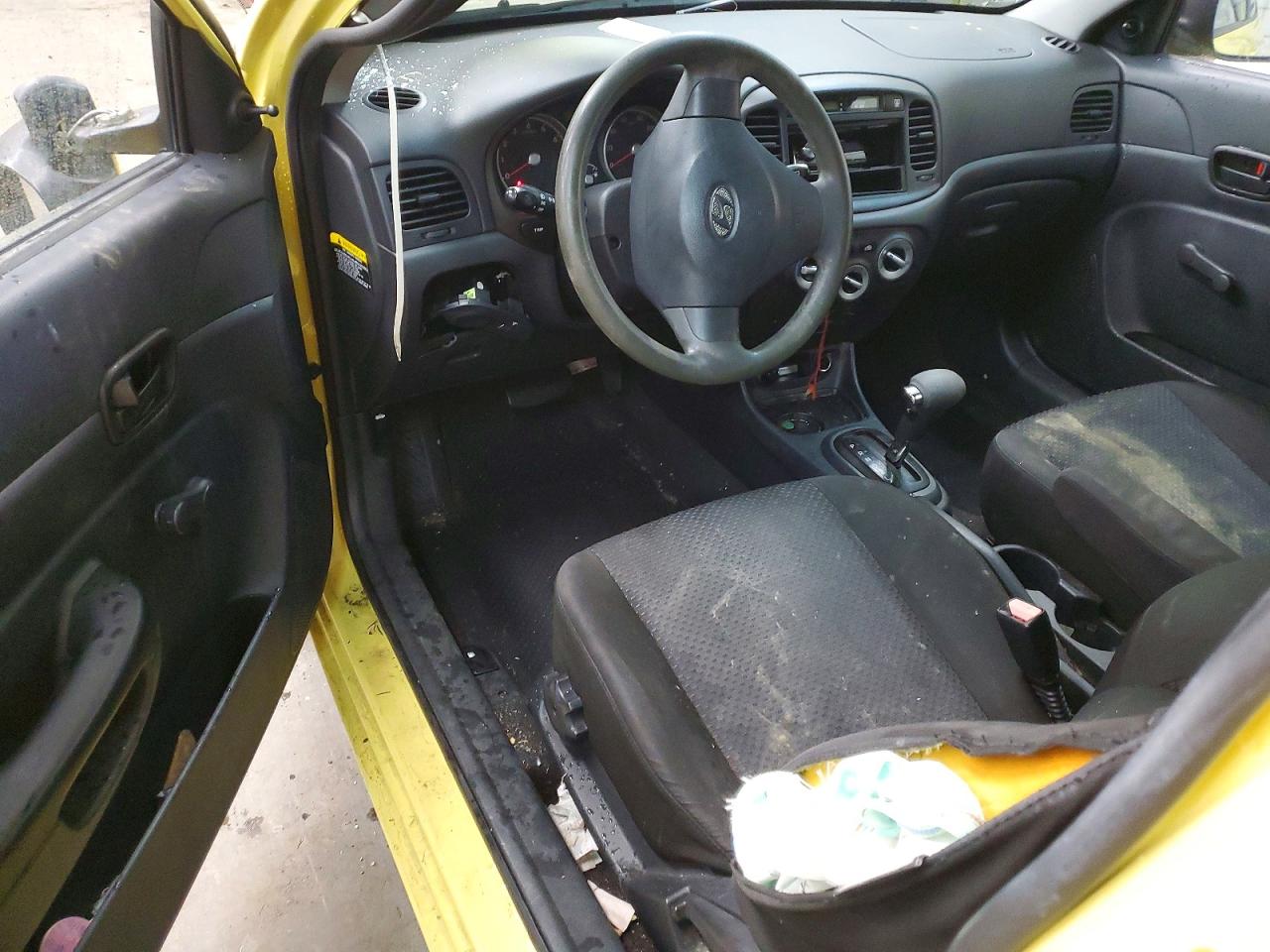 2010 HYUNDAI ACCENT BLUE photo 8