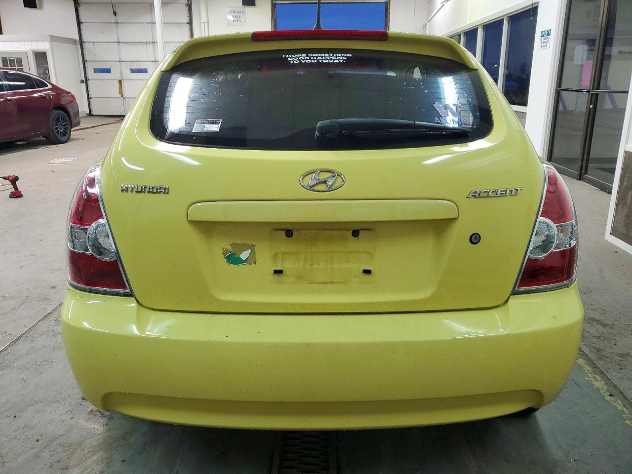 2010 HYUNDAI ACCENT BLUE photo 6