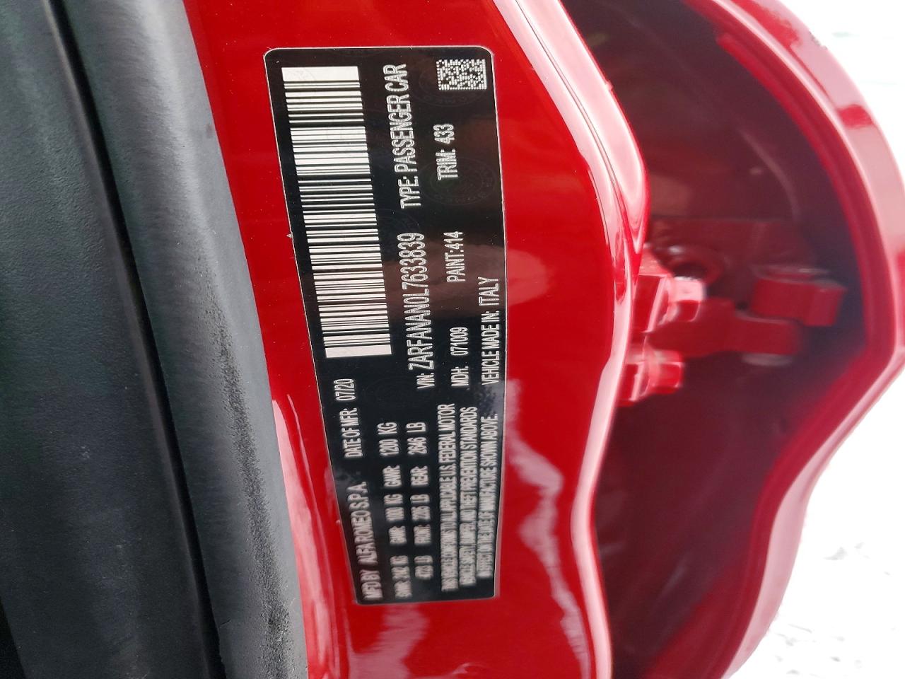 2020 ALFA ROMEO GIULIA photo 34