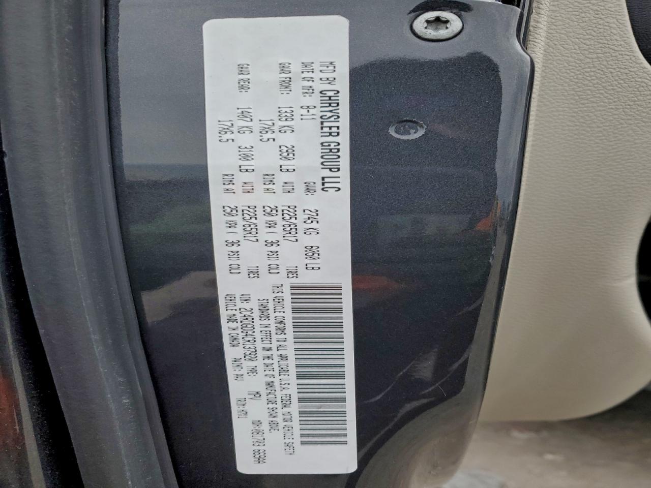 2012 DODGE GRAND CARAVAN CREW photo 13
