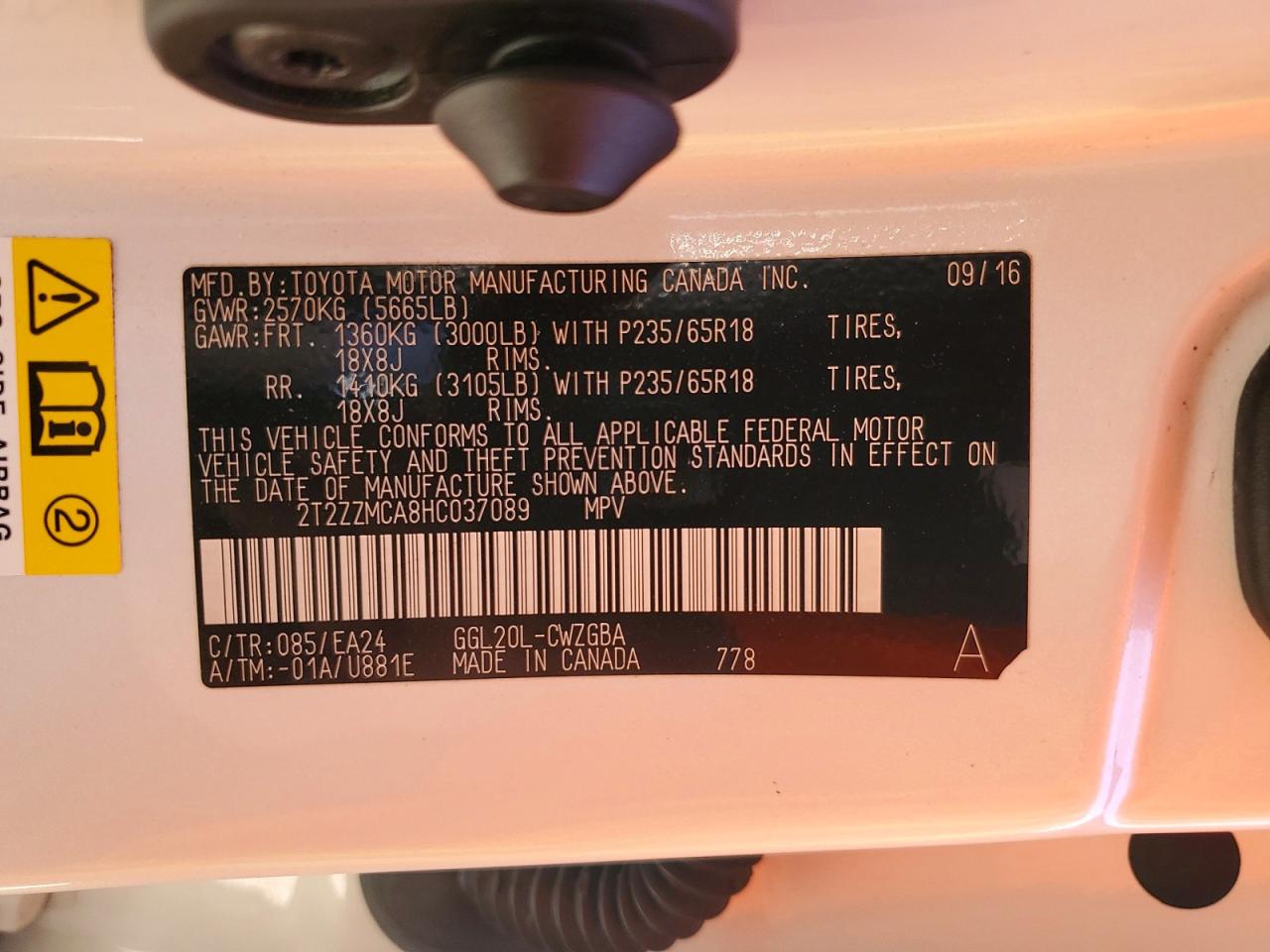 2017 LEXUS RX 350 BASE photo 13