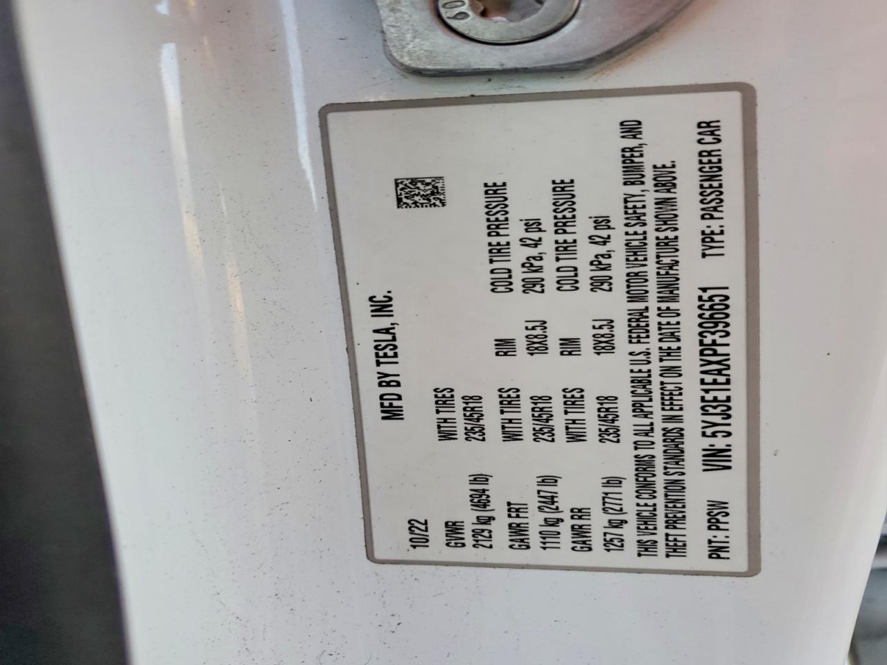2023 TESLA MODEL 3 photo 45