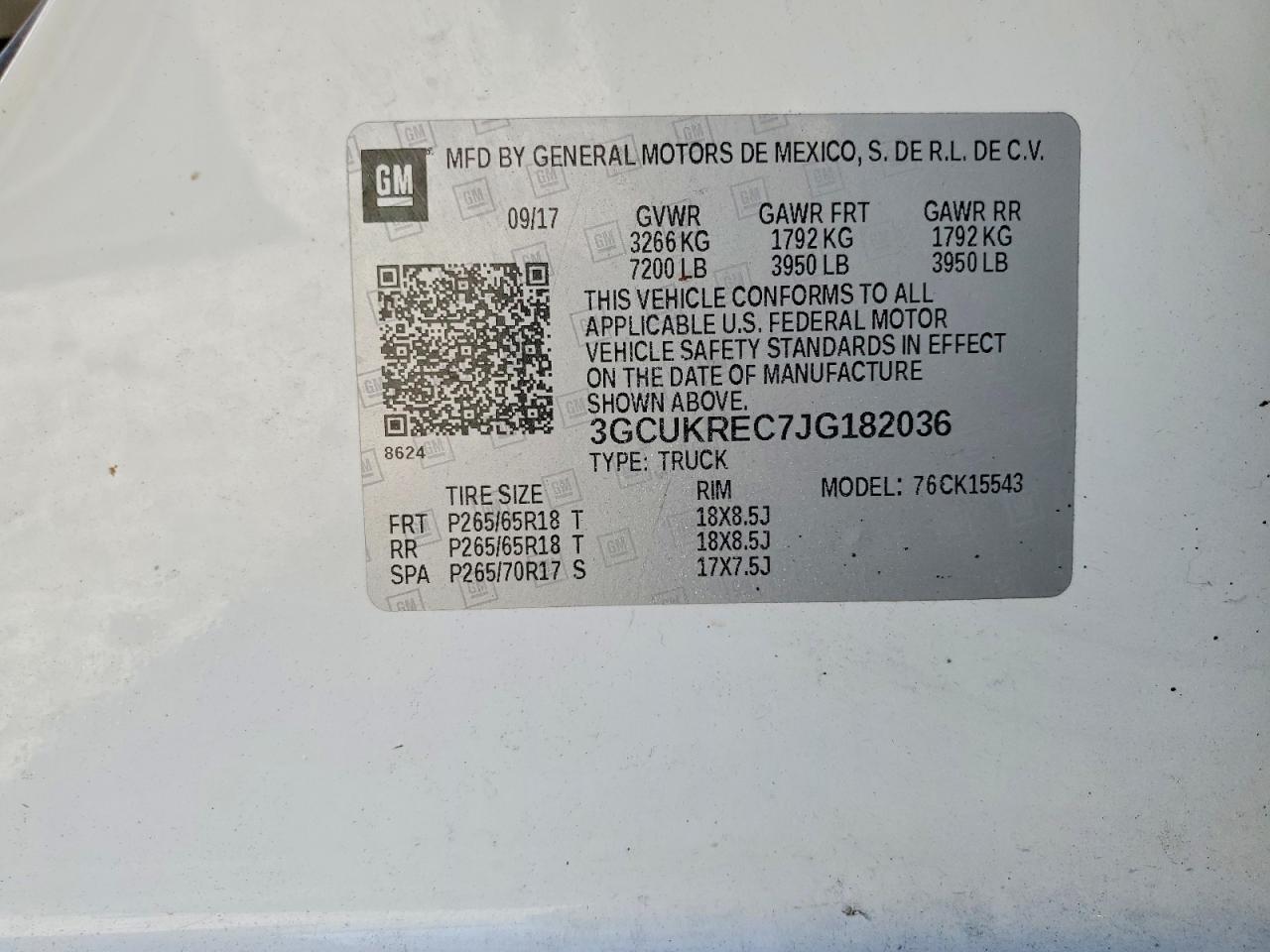 2018 CHEVROLET SILVERADO K1500 LT photo 23