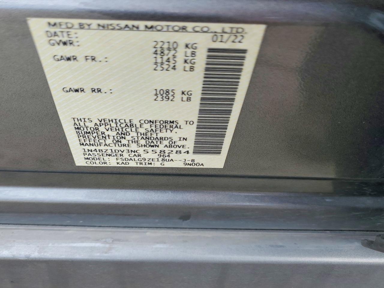 2022 NISSAN LEAF SL PLUS photo 12