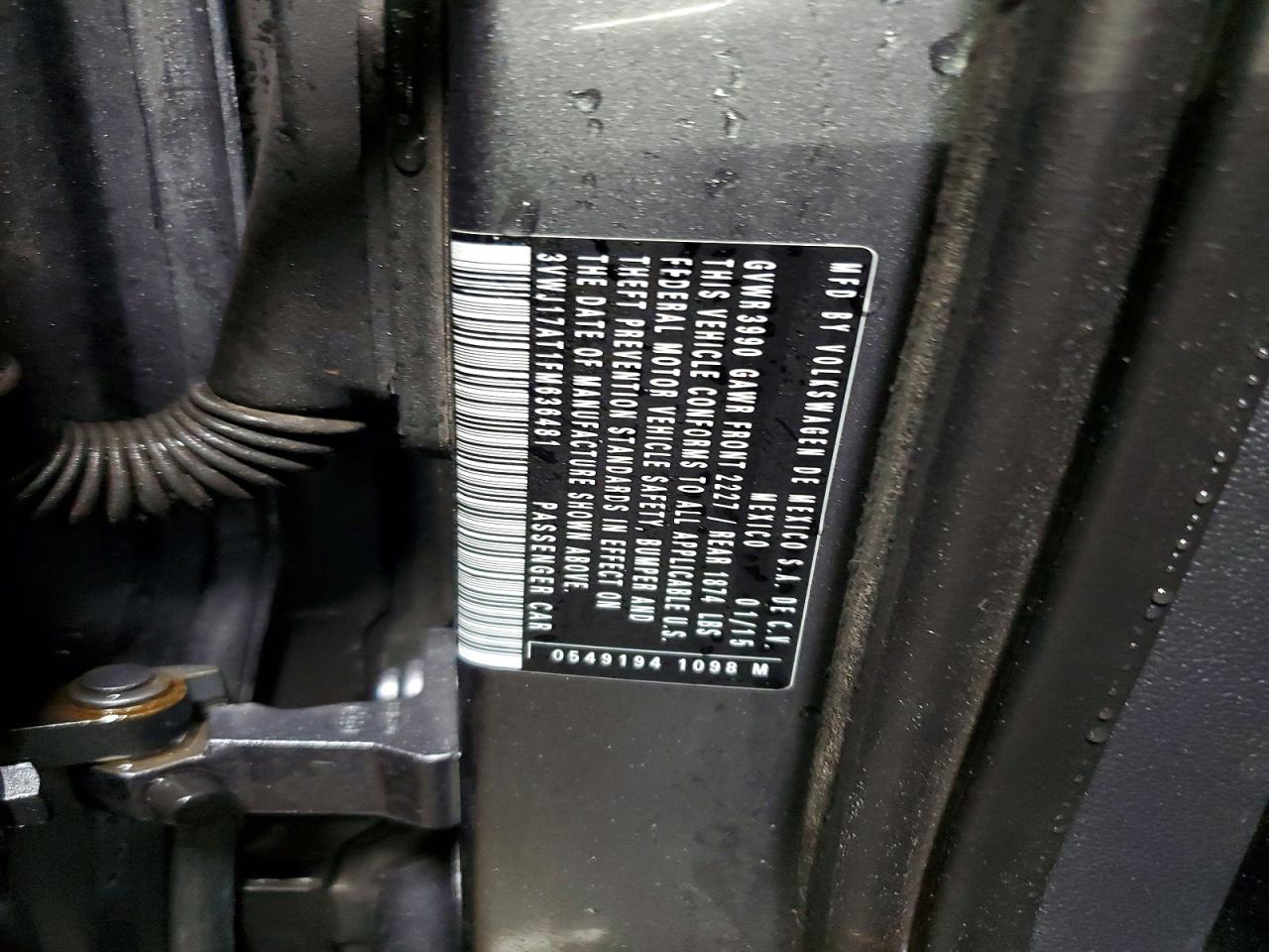 2015 VOLKSWAGEN BEETLE 1.8T photo 12