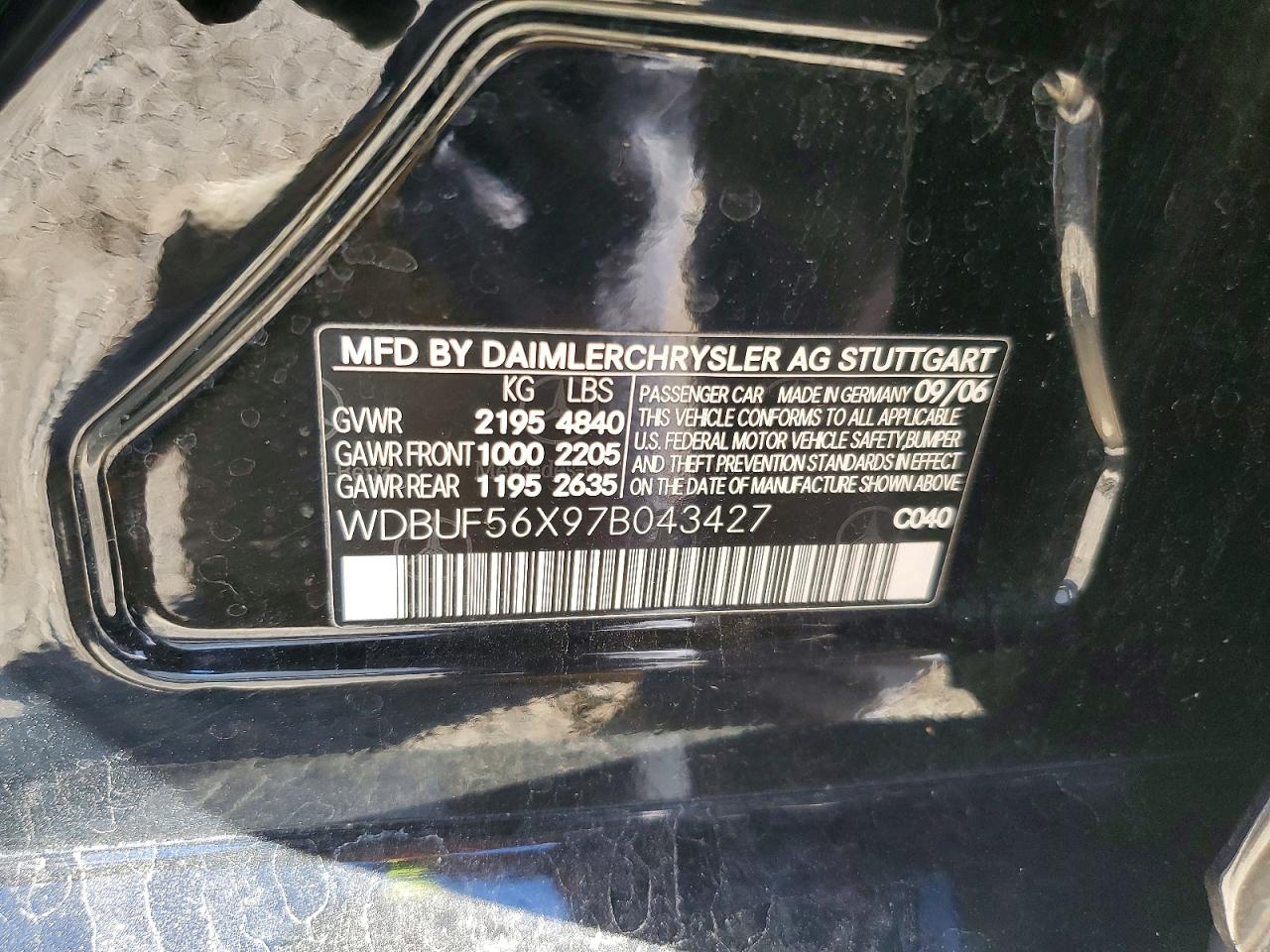 2007 MERCEDES-BENZ E 350 photo 12