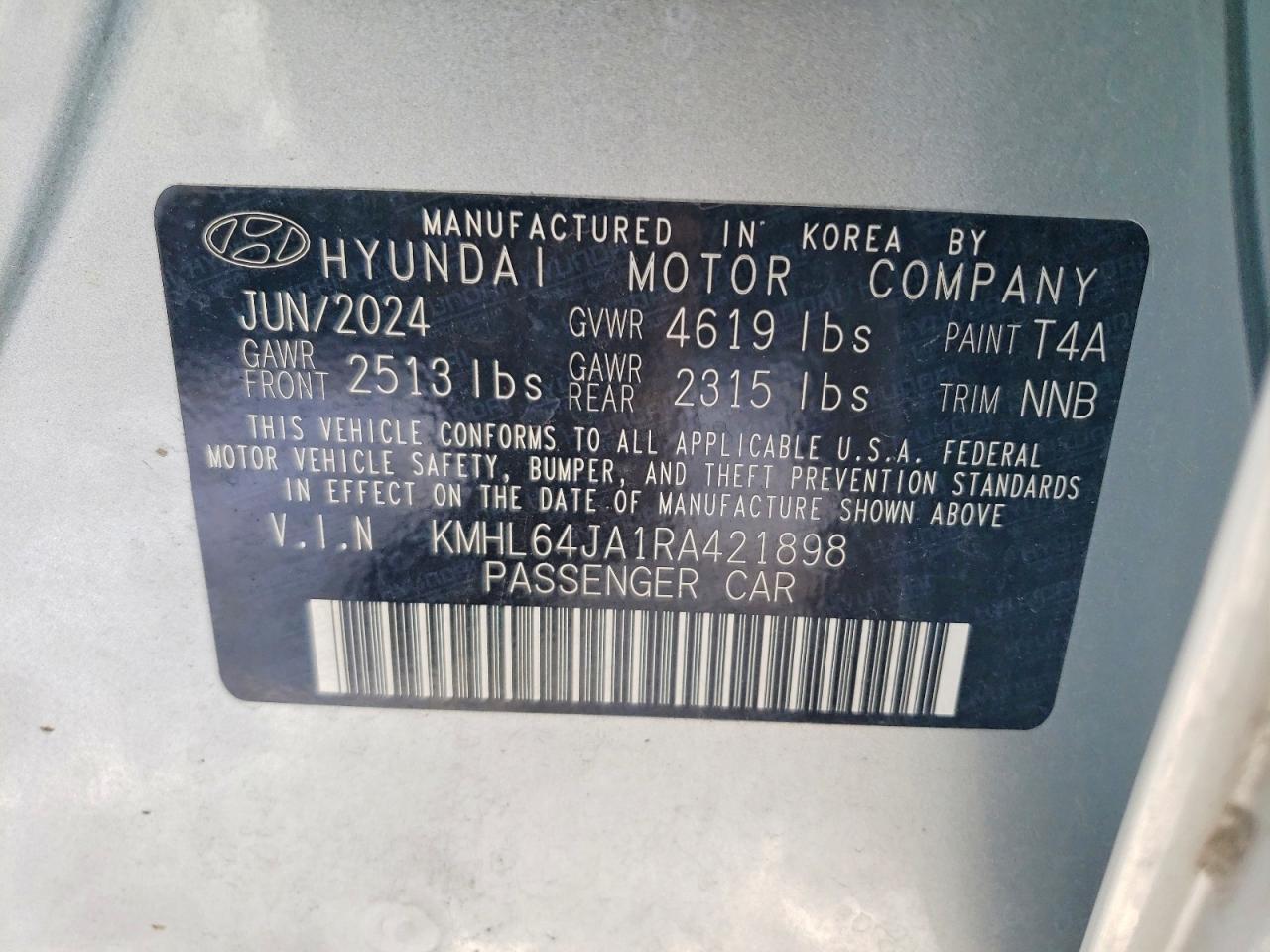 2024 HYUNDAI SONATA SEL photo 12