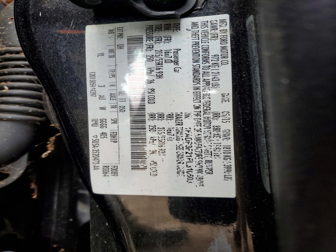2015 FORD FOCUS SE photo 34