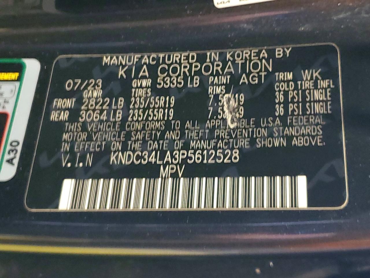 2023 KIA EV6 LIGHT photo 13