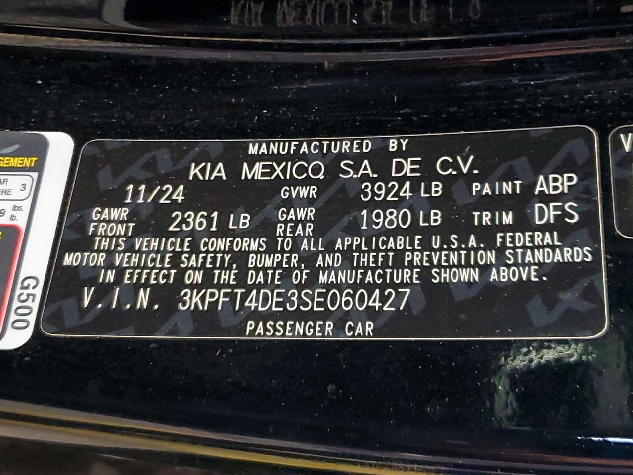 2025 KIA K4 LX photo 13