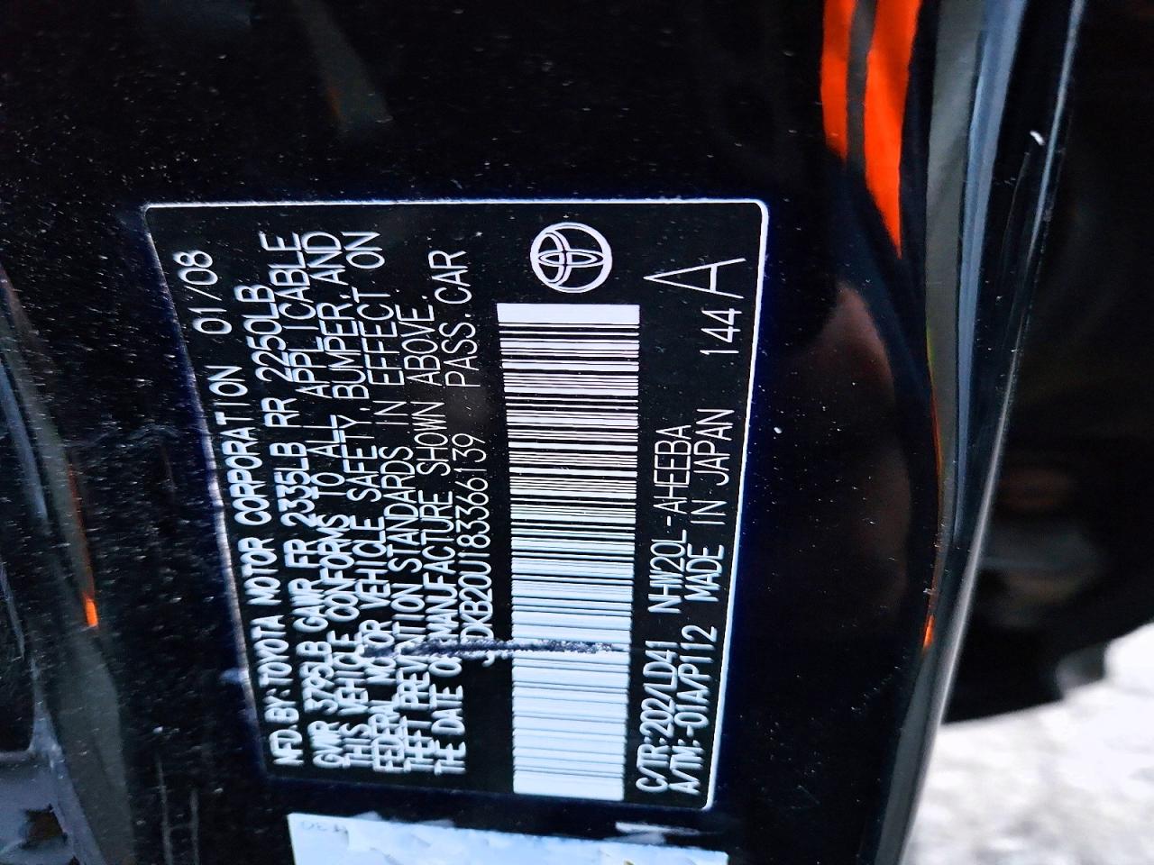 2008 TOYOTA PRIUS photo 12
